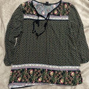 Bohemian floral style top